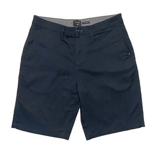 Quiksilver Everyday Union Shorts Men's Size 32 Regular Fit Stretch Black Chino